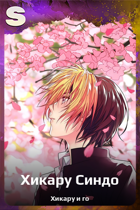 Карточка персонажа Хикару Синдо