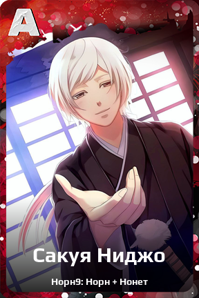 Карточка персонажа Сакуя Ниджо