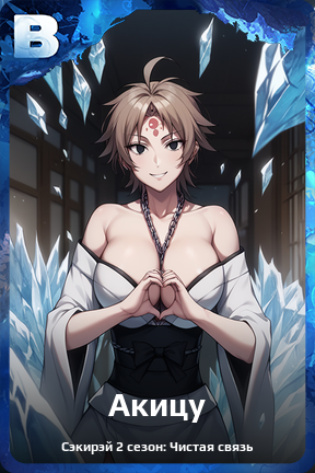 Карточка персонажа Акицу