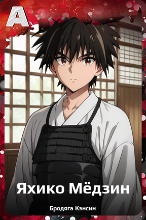 Карточка персонажа Яхико Мёдзин