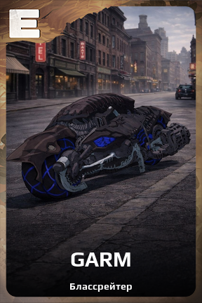 Карточка персонажа GARM