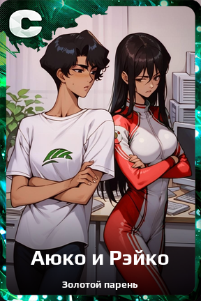 Карточка персонажа Аюко и Рэйко