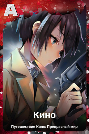 Карточка персонажа Кино