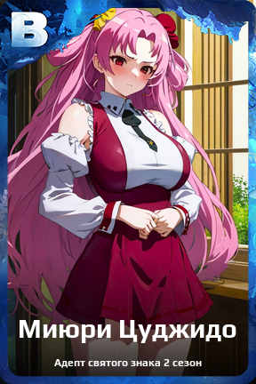 Карточка персонажа Миюри Цуджидо