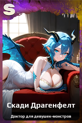 Карточка персонажа Скади Драгенфелт