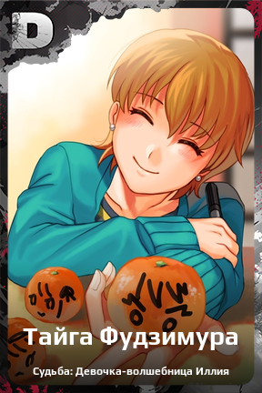 Карточка персонажа Тайга Фудзимура