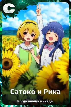 Карточка персонажа Сатоко и Рика