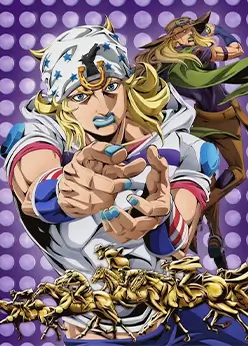 Невероятные приключения Джоджо 7 сезон: Гонка «Стальной шар»